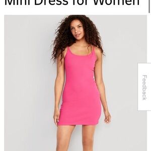 Old Navy Bright Pink Mini Dress
